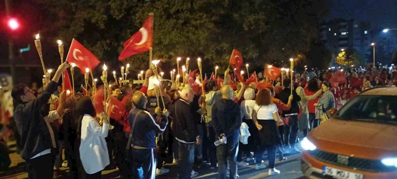 Bursa, Cumhuriyet’in 100’üncü yılı için yürüdü
