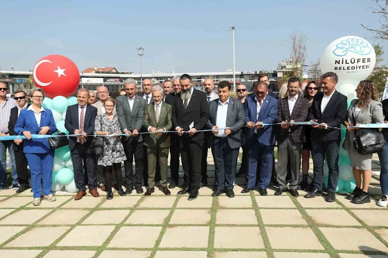 Nilüfer’de sağlık çalışanlarına adanan park hizmete açıldı
