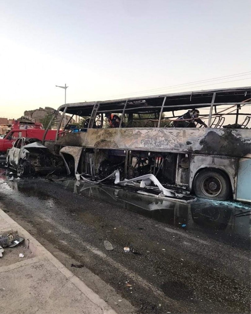 Cezayir’de yolcu otobüsü ile otomobil çarpıştı: 34 ölü

