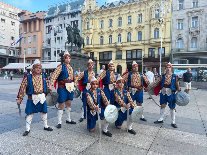 Kılıç kalkan Zagreb’te gönülleri fethetti
