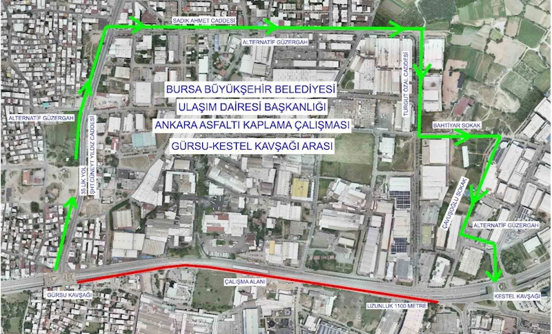 Ankara yolu’nda trafik düzenlemesi
