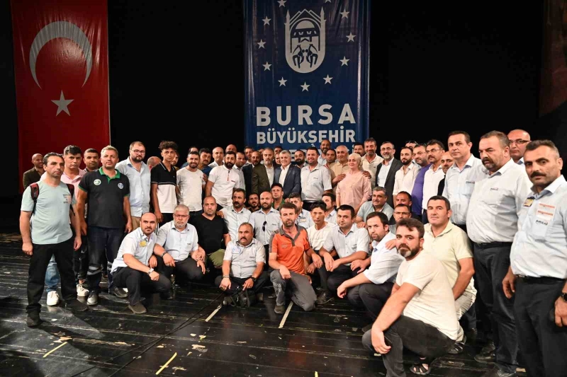 Bursa Büyükşehir personelinde yüzler gülüyor

