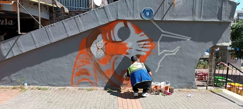 Bursa Büyükşehir, sokak sanatında boyut değiştirdi
