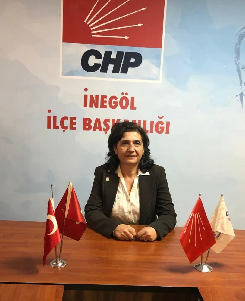 CHP İnegöl İlçe Kadın kolları yeni Başkanı Emine Asuman Yaka oldu