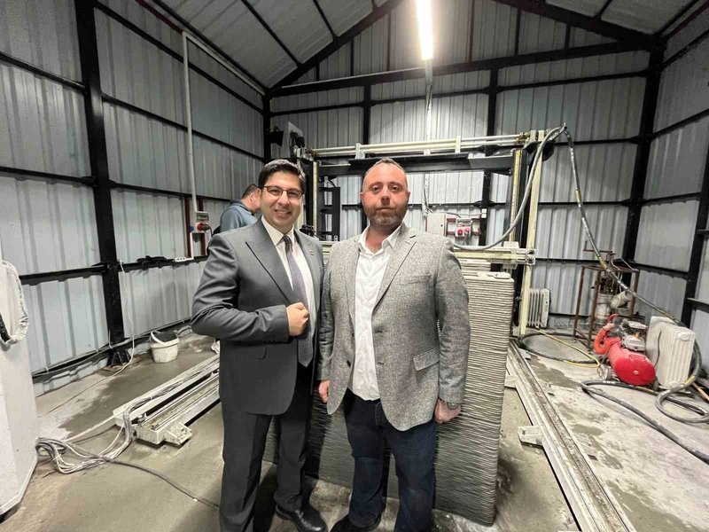Bursa Uludağ Üniversitesi 3D beton yazıcı ile 3 günde 300 metrekarelik ev yapacak
