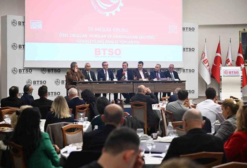 BTSO’da eğitim sektörünün geleceği konuşuldu

