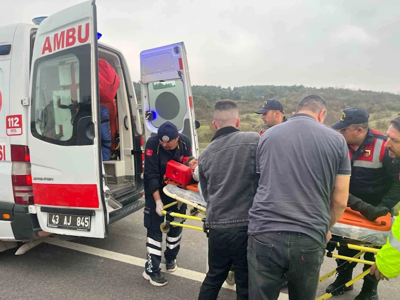 Tavşanlı’da trafik kazası 1 yaralı
