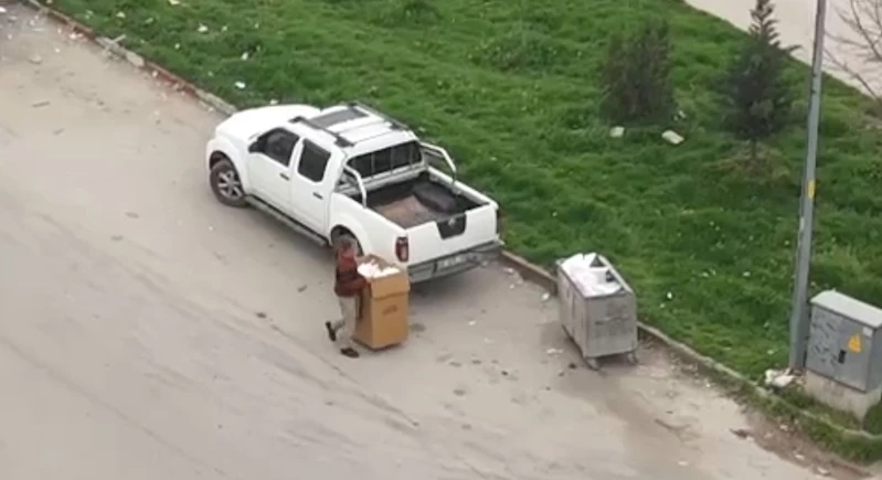 Dron ile tespit ettiler çevreyi kirletenlere ceza yağdırdılar
