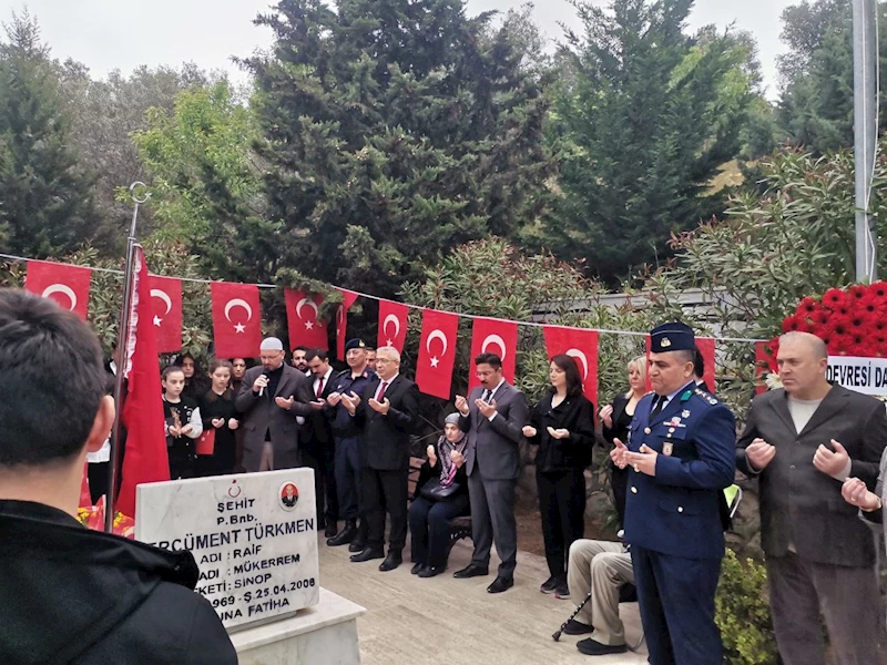 Şehit Binbaşı Ercüment Türkmen dualarla anıldı
