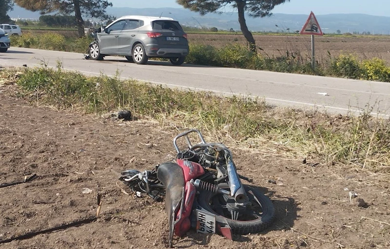 Bursa’da motosiklet ile otomobil çarpıştı: 1 ölü
