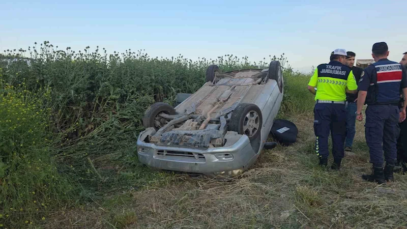 Bursa’da kontrolden çıktı, şarampole yuvarlandı: 5 yaralı
