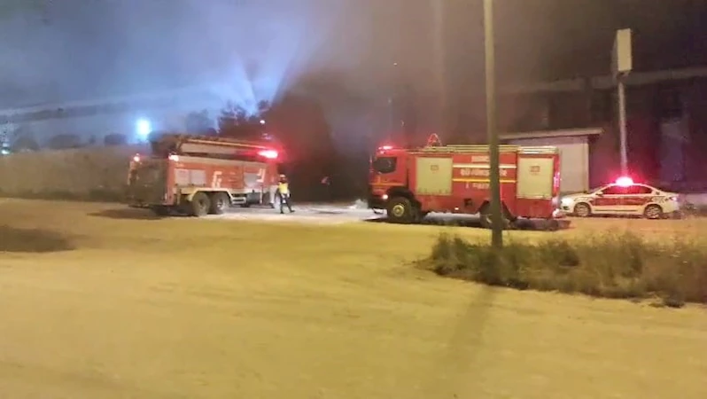 Bursa’da fabrika yangını
