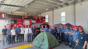 AFAD Tekirdağ'dan Velimeşe OSB'ye Enkazda Arama Kurtarma Eğitimi