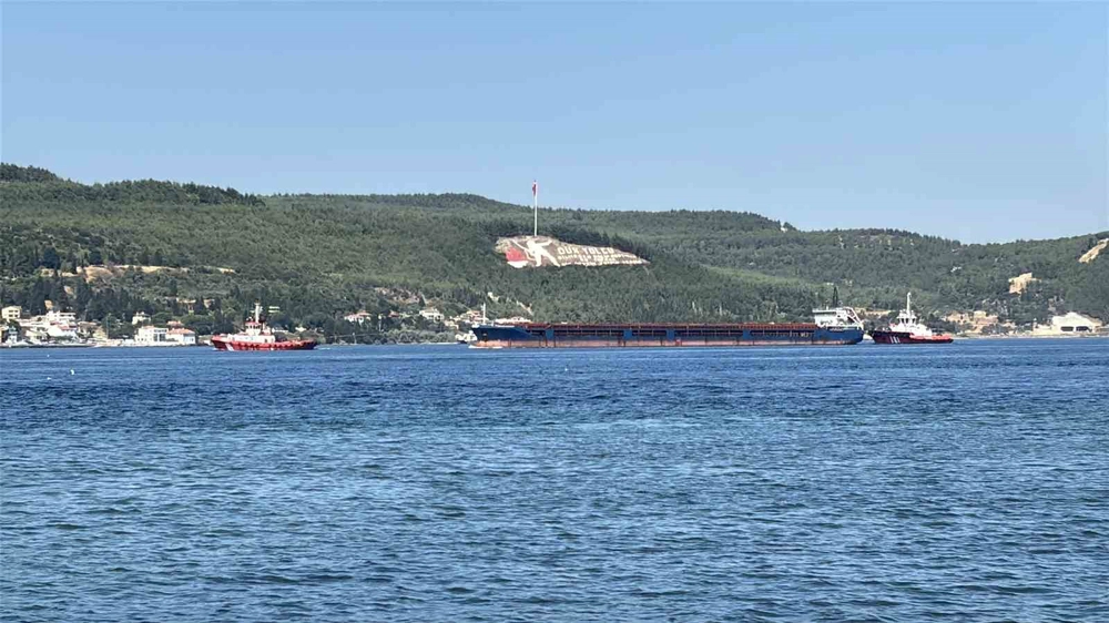 Çanakkale Boğazı'nda Kargo Gemisi Makine Arızası Yaptı