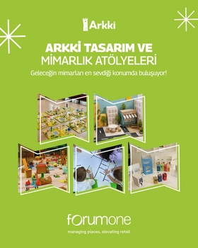 ForumOne ve Arkki çocuklara ücretsiz mimarlık ve tasarım atölyeleri sunuyor